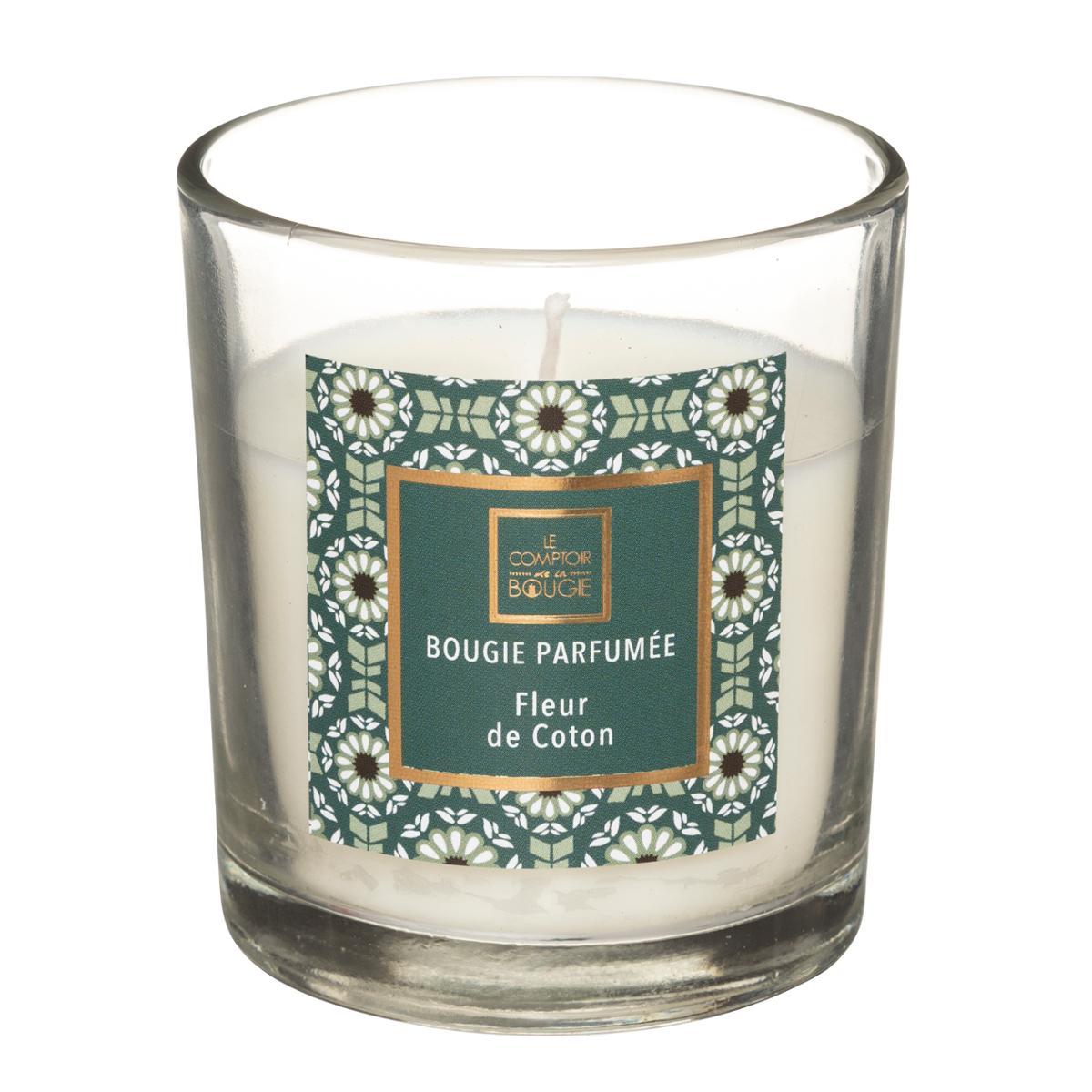 BOUGIE PARFUMEE VERRE COTON NEDA 110G