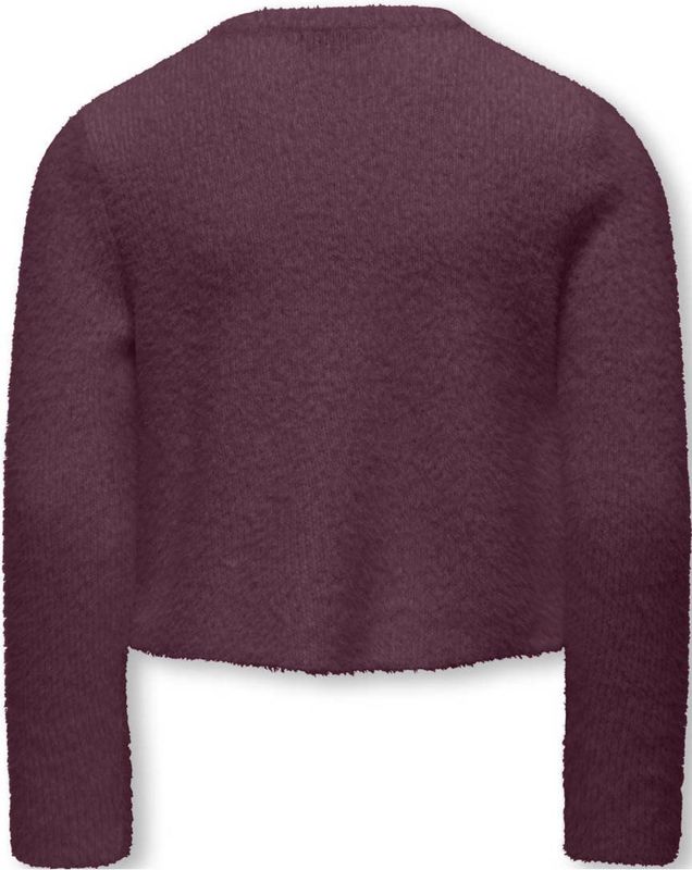 Kids Only - Kogpiumo Petra - Gebreid Vest - Bordeaux