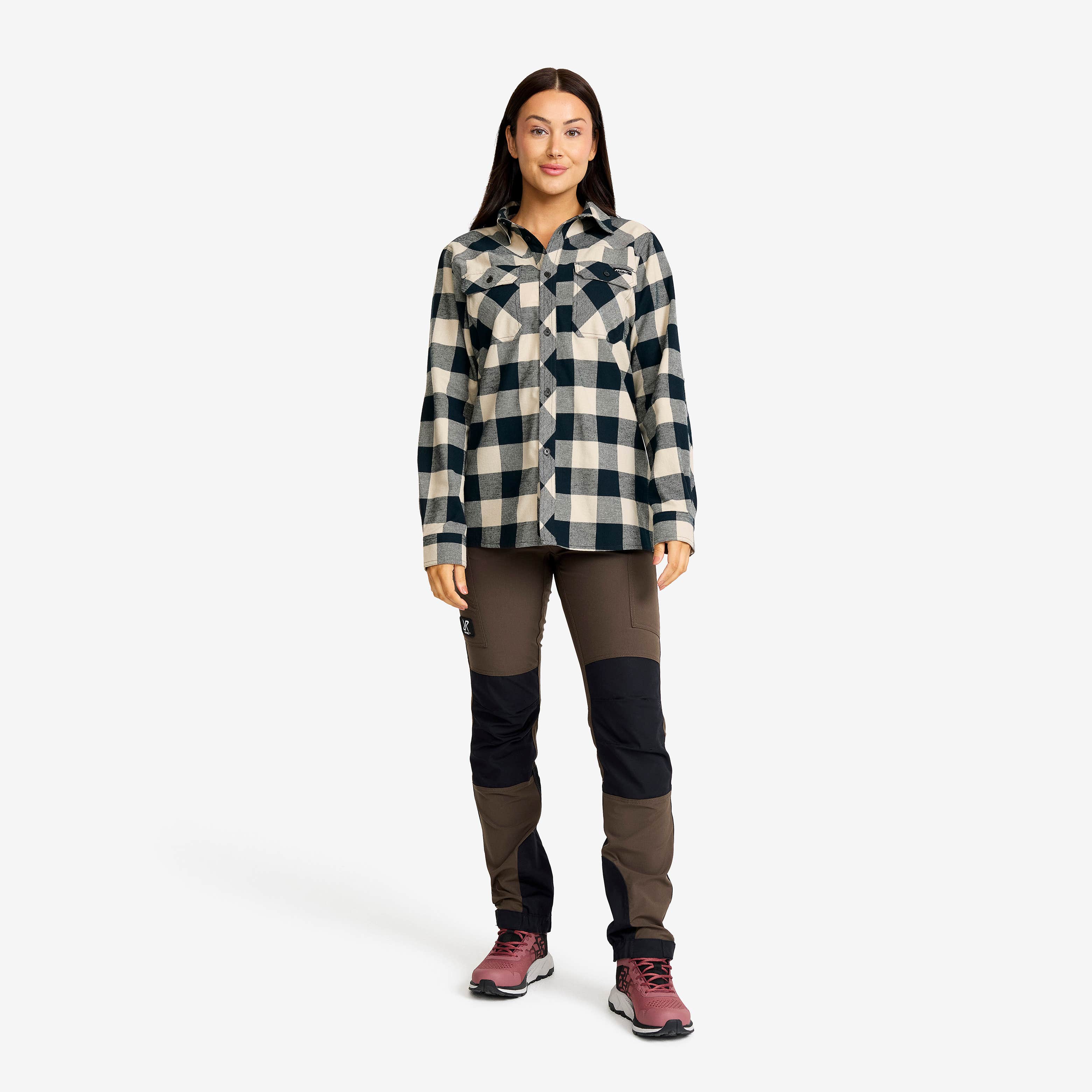 Campfire Shirt Dame Blueberry/Peyote