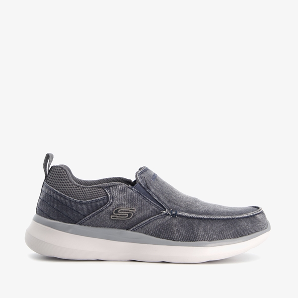Skechers Delson 2.0 Larwin heren instappers blauw