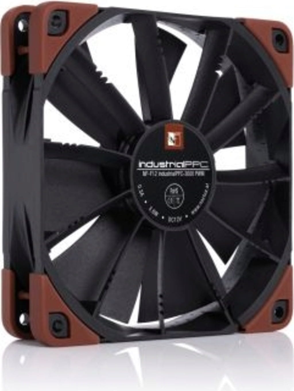 Noctua  industrialPPC Lüfter 12V NF-F12, 3000 PWM    120 x 25 mm Hochgeschwindigkeitslüfter für Industrieanwendungen
