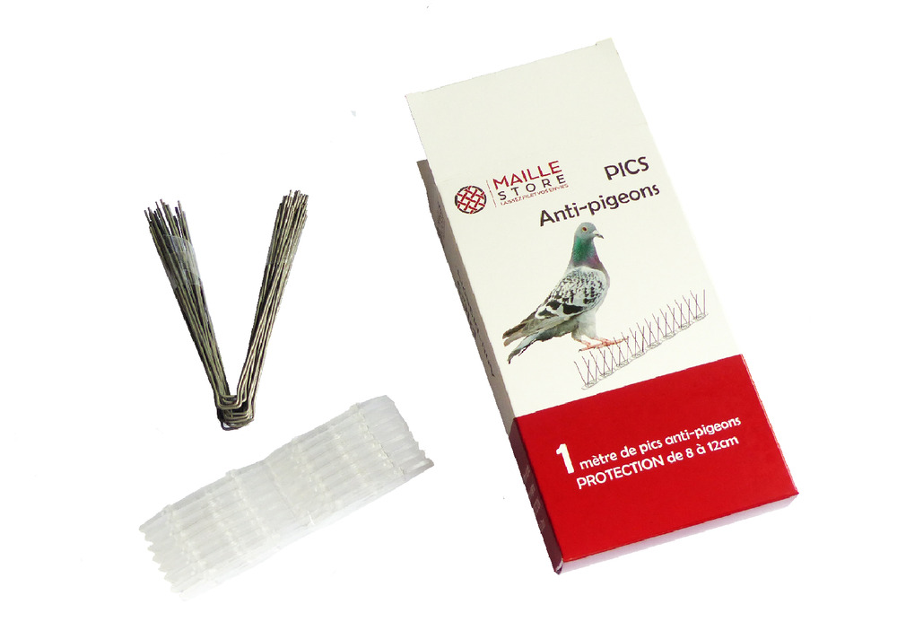 Pics anti-pigeons 1ml à monter soi-même - protection 8 à 12cm