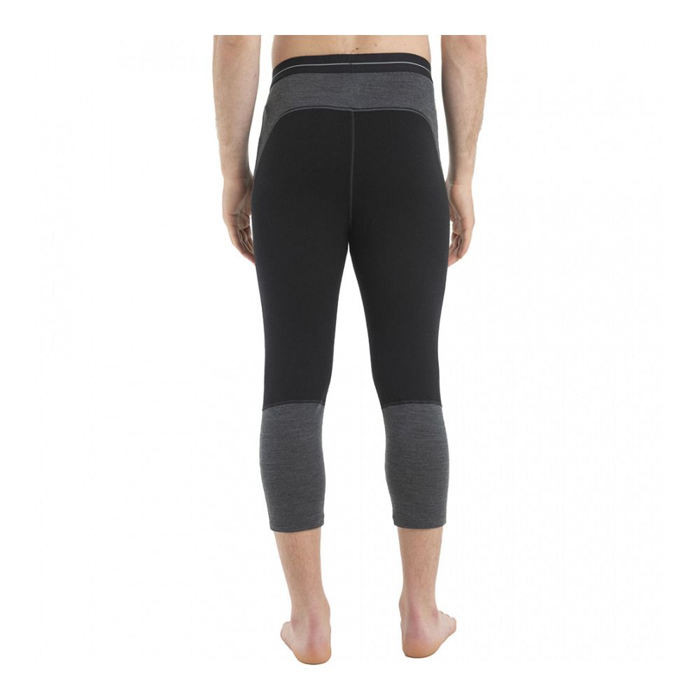Icebreaker ZONEKNIT 260 - Sous-couche Homme black/jet hthr/cb