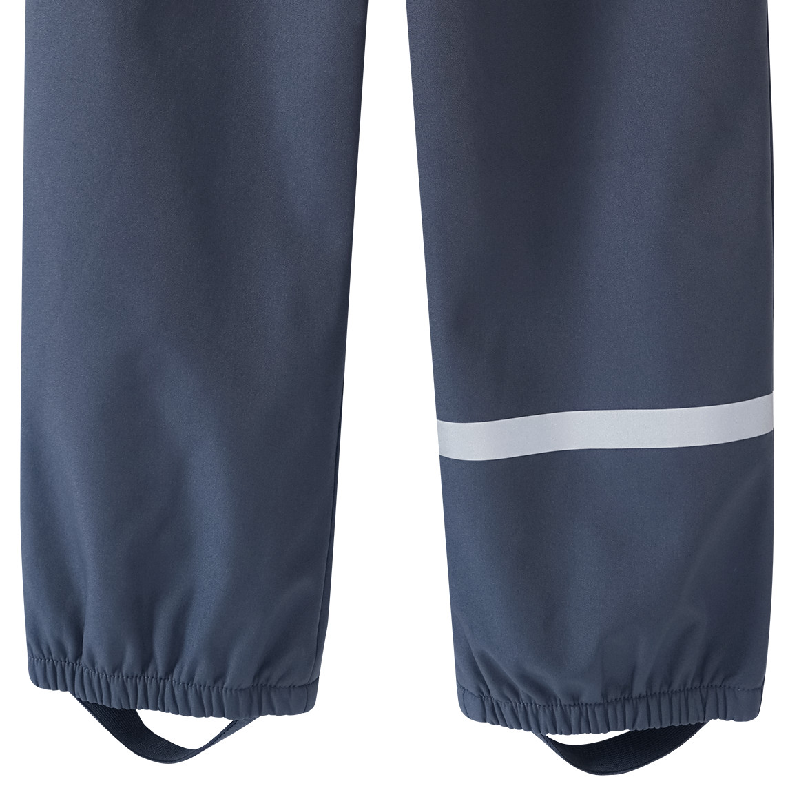Topolino Kinder Softshellhose mit Elastikbund blaugrau