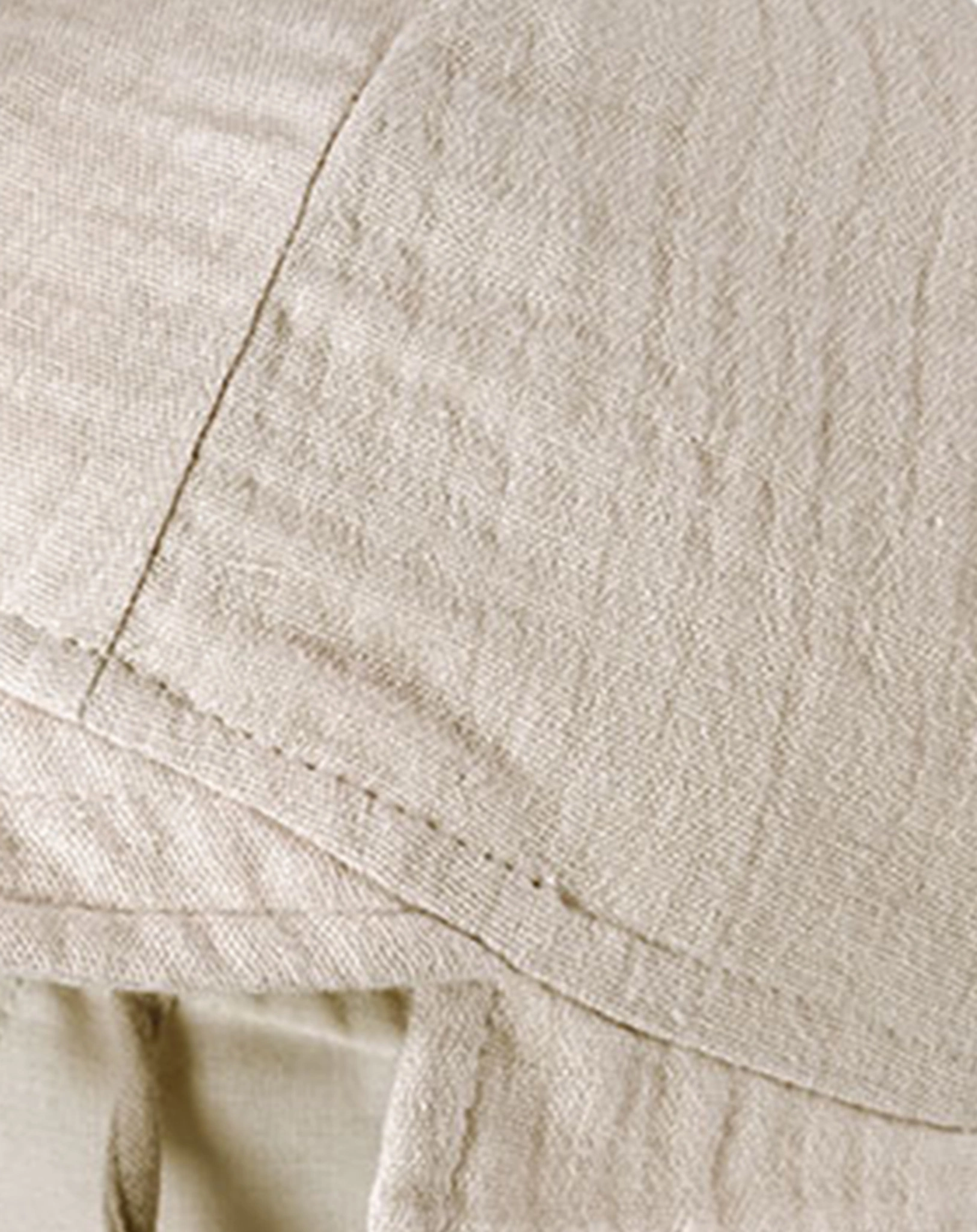 Schildmütze MUSSELIN MINI mit Nackenschutz in beige