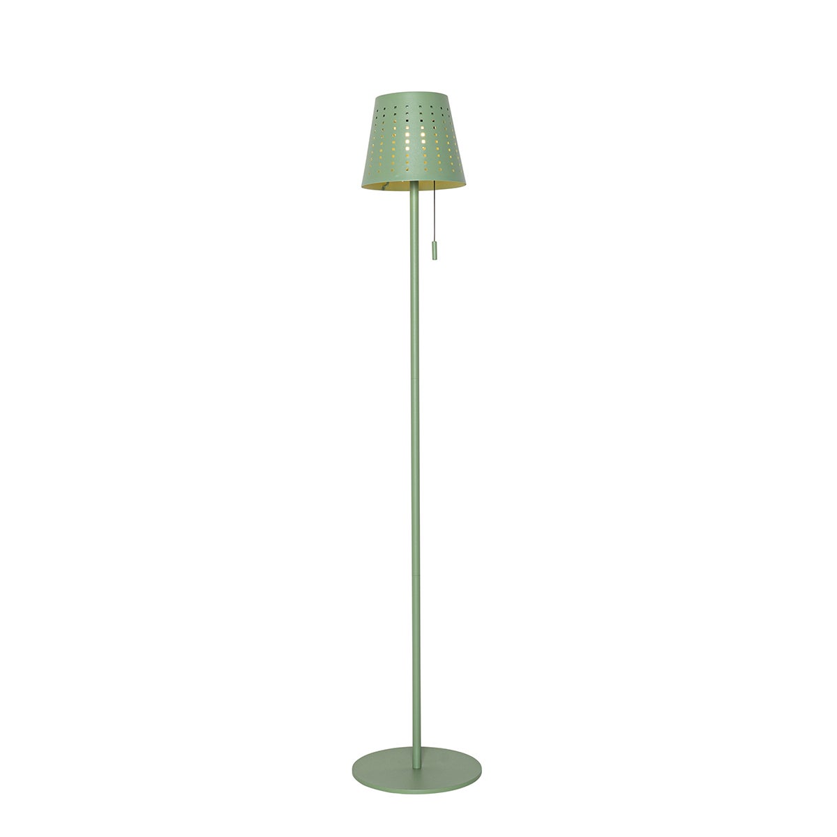 Buiten staande lamp, groen, inclusief LED, 3-traps dimbaar, op zonne-energie - Ferre