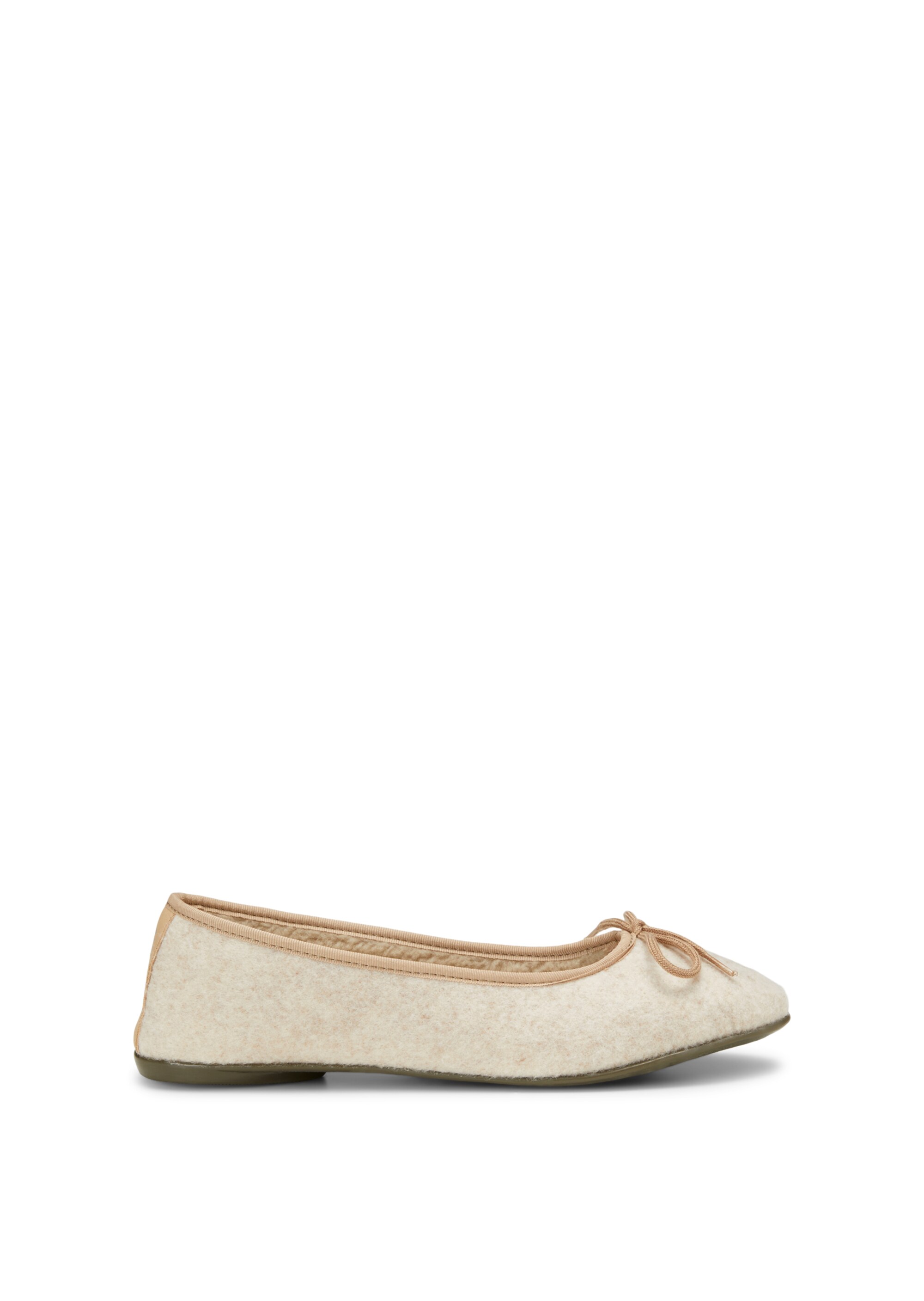 Ballerina-Hausschuhe mit flauschigem Teddyfutter