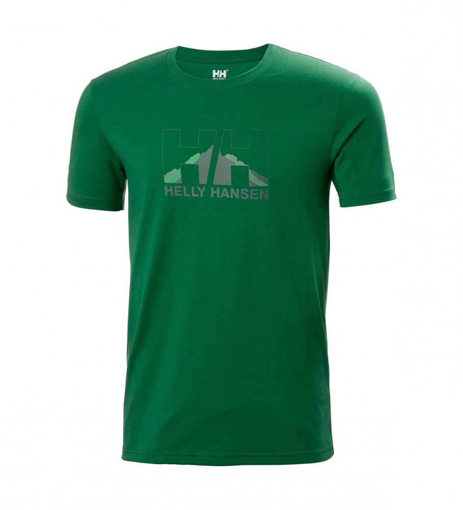 Camiseta Helly Hansen Nord Graphic verde