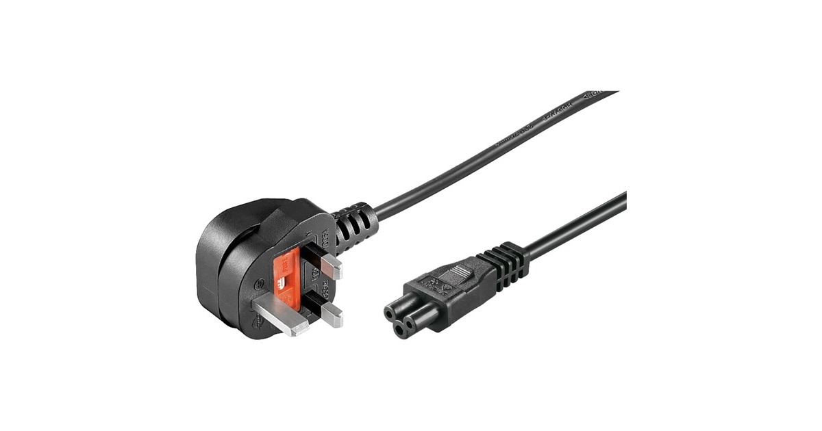 goobayStroomkabel C5   (Zwart, 1,8 meter)