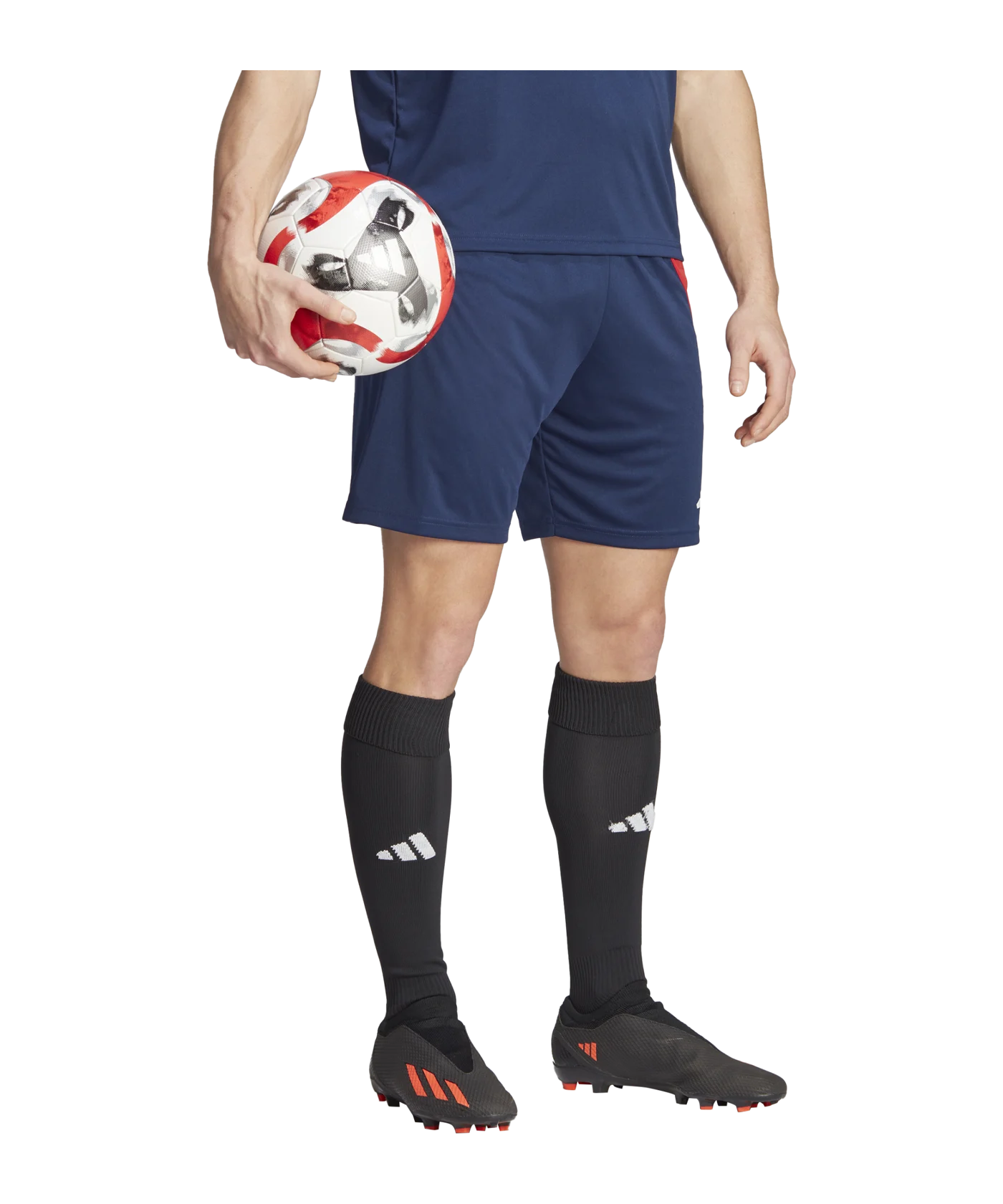 adidas Fortore 23 Short Blau Rot