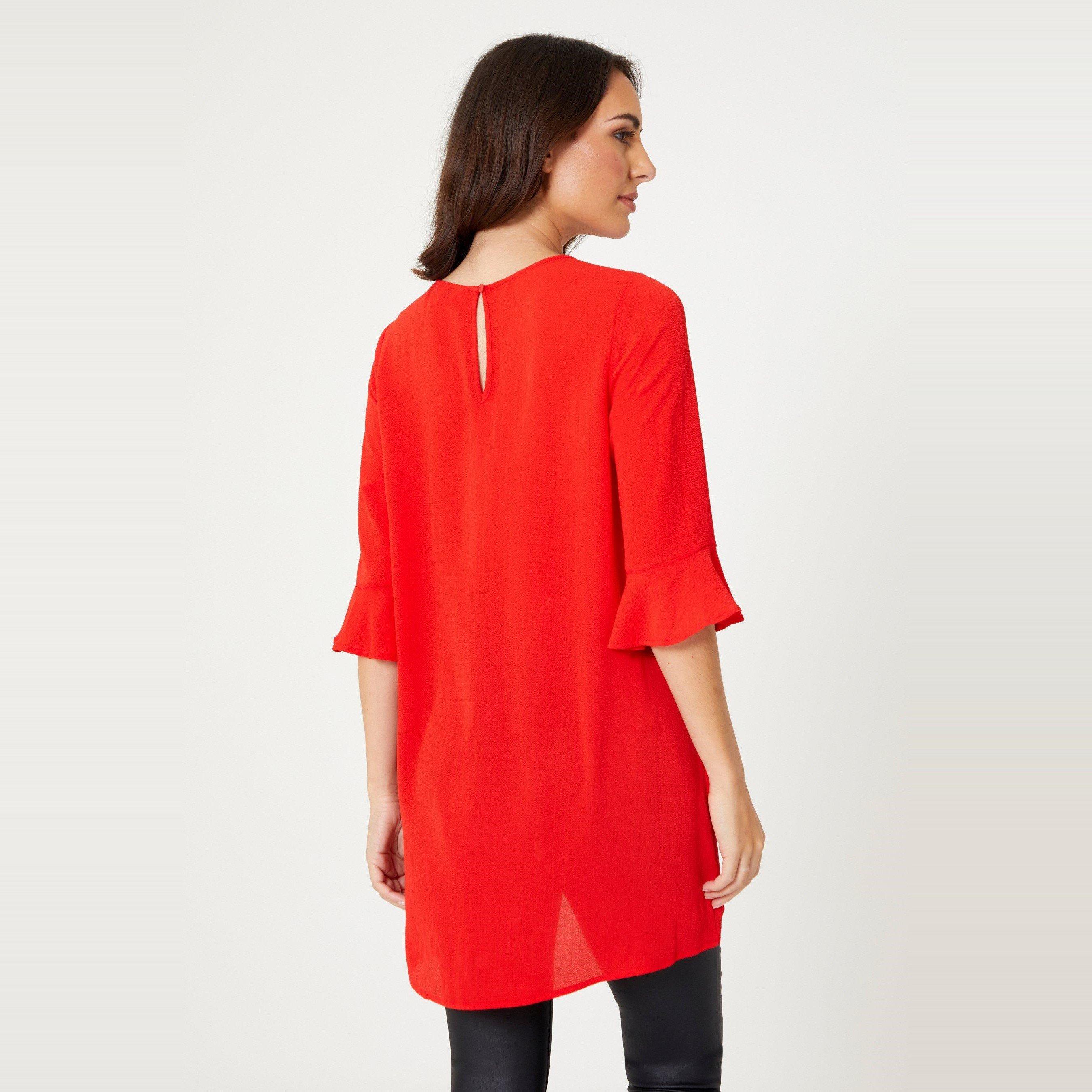 Be You Ladies Frill Sleeve Tunic