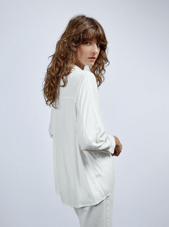 Camisa de manga comprida - Off-White