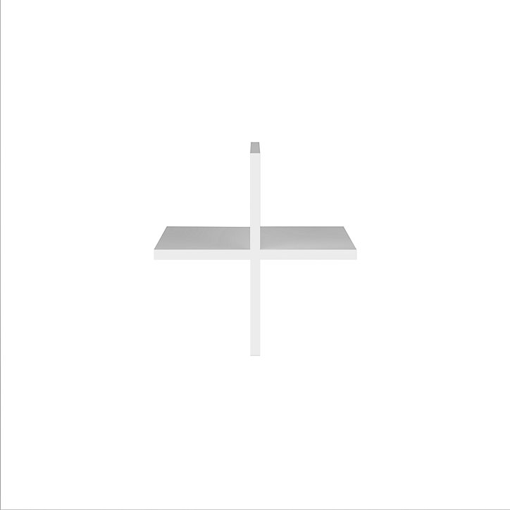 Croisillon pour étagère GoodHome Mixxit blanc