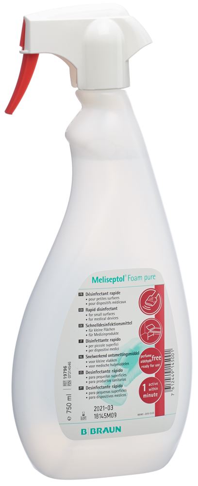 MELISEPTOL foam pure<br>750 ml, Spray
