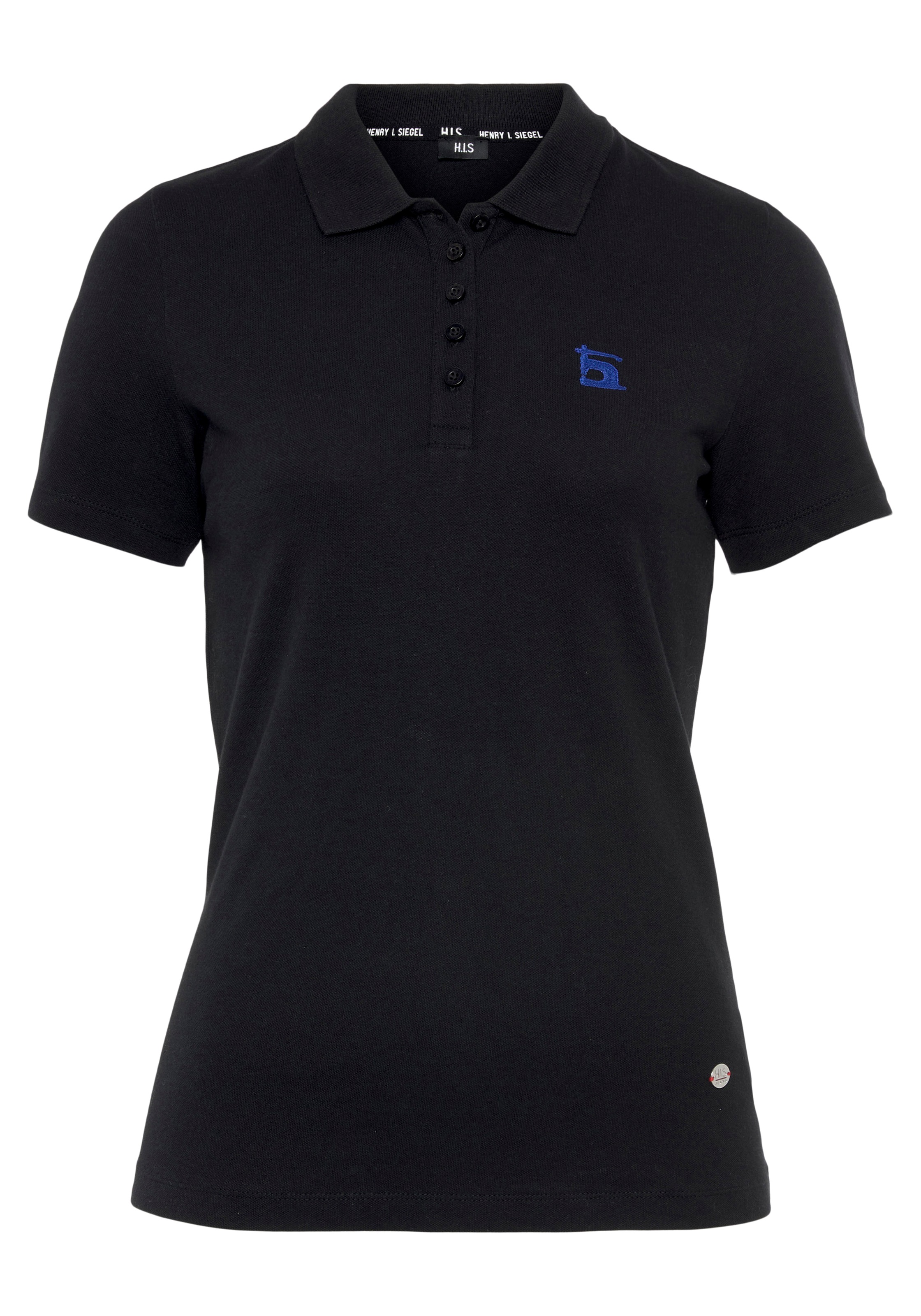 H.I.S Poloshirt , sehr figurbetonte Passform,  klassischer Polokragen