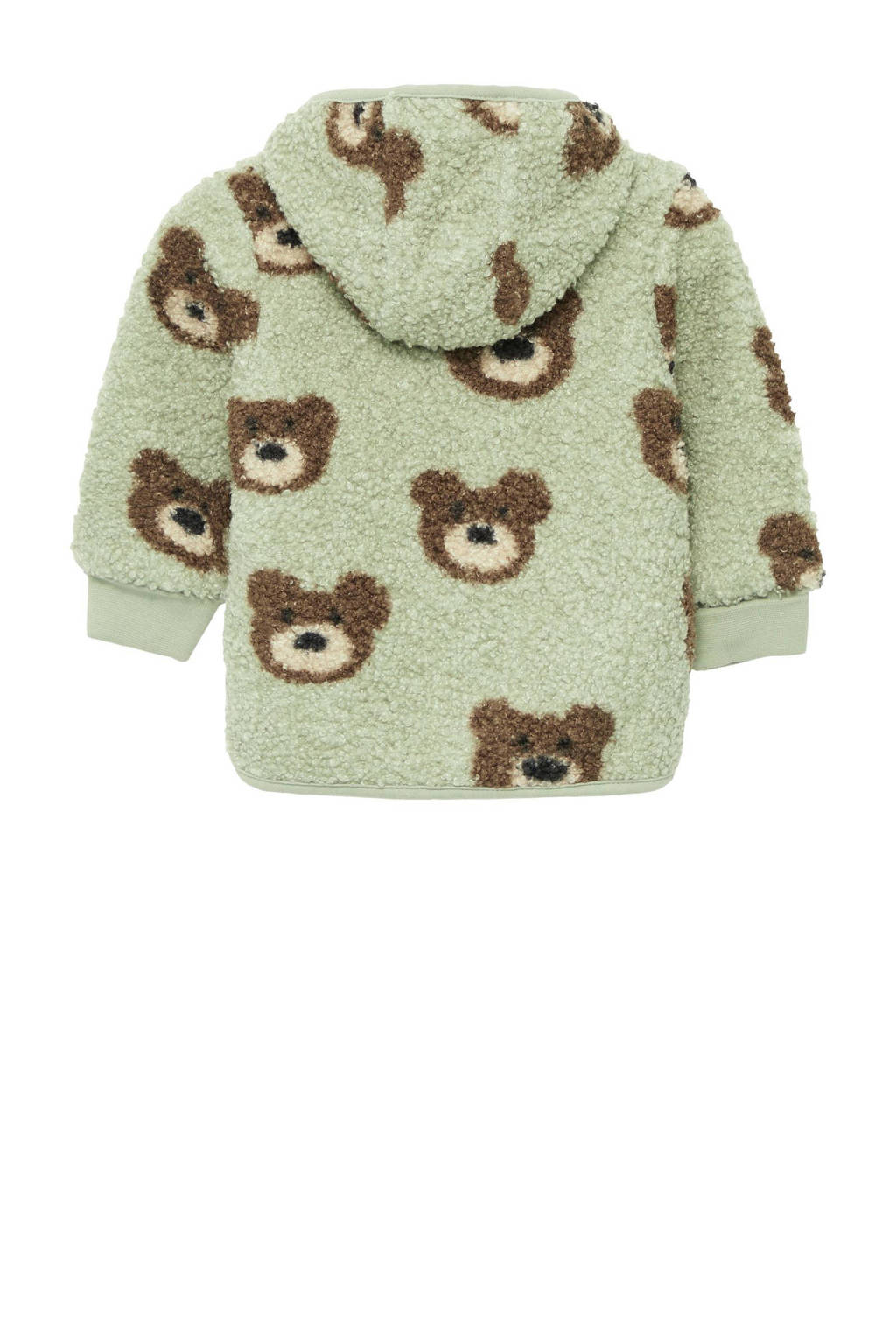 s.Oliver baby vest met all over print olijfgroen