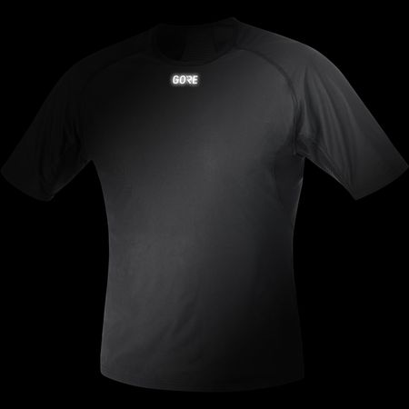 M GWS BASE LAYER Herren-Windstopper-Kurzarmshirt  black  L