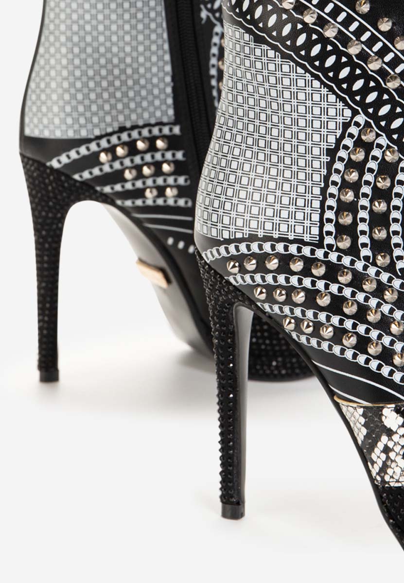 Bottines stiletto noires Destiny