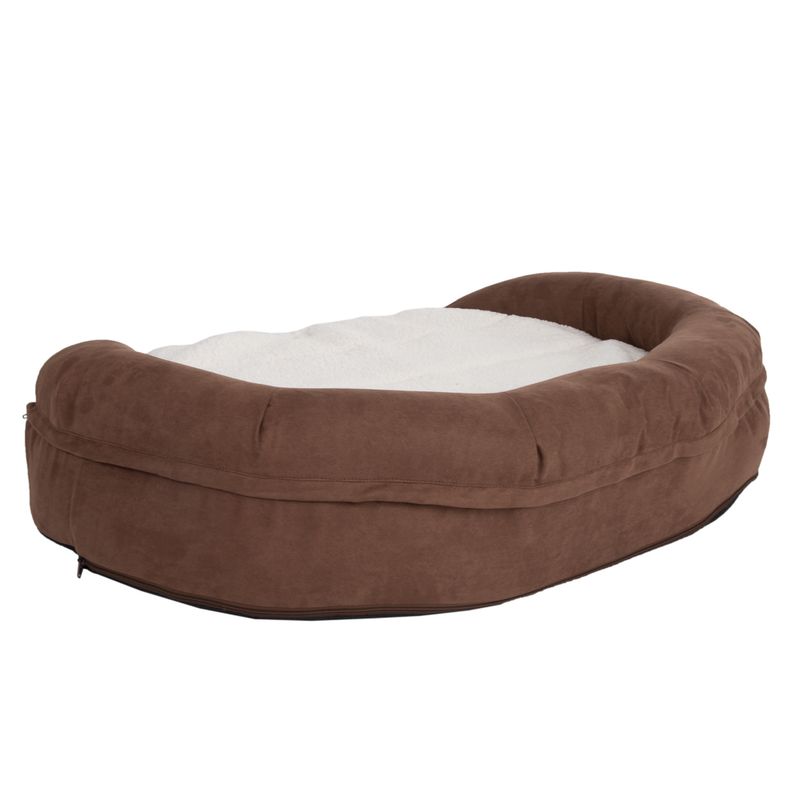 Panier ovale Memory, marron