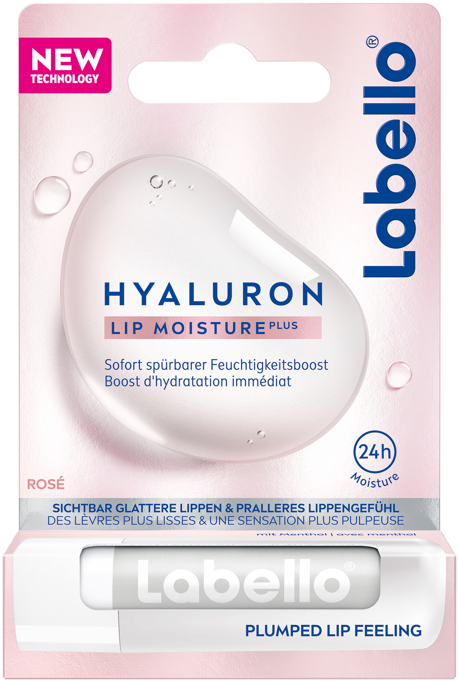 Labello Hyaluron Lip Moisture Plus Rosé Stick 5.2 ml