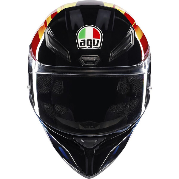 AGV - Casque K1 S Pulse 46 Noir / Multicolore