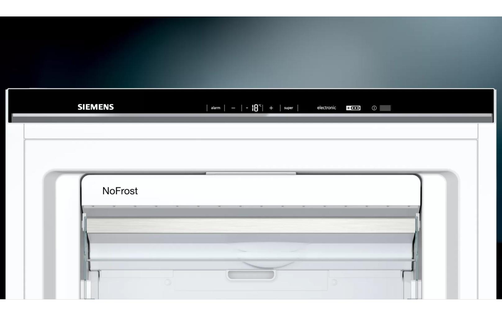 Gefrierschrank iQ500 GS54NAWCV Rechts/Wechselbar<br>Freistehender Gefrierschrank mit LED-Beleuchtung