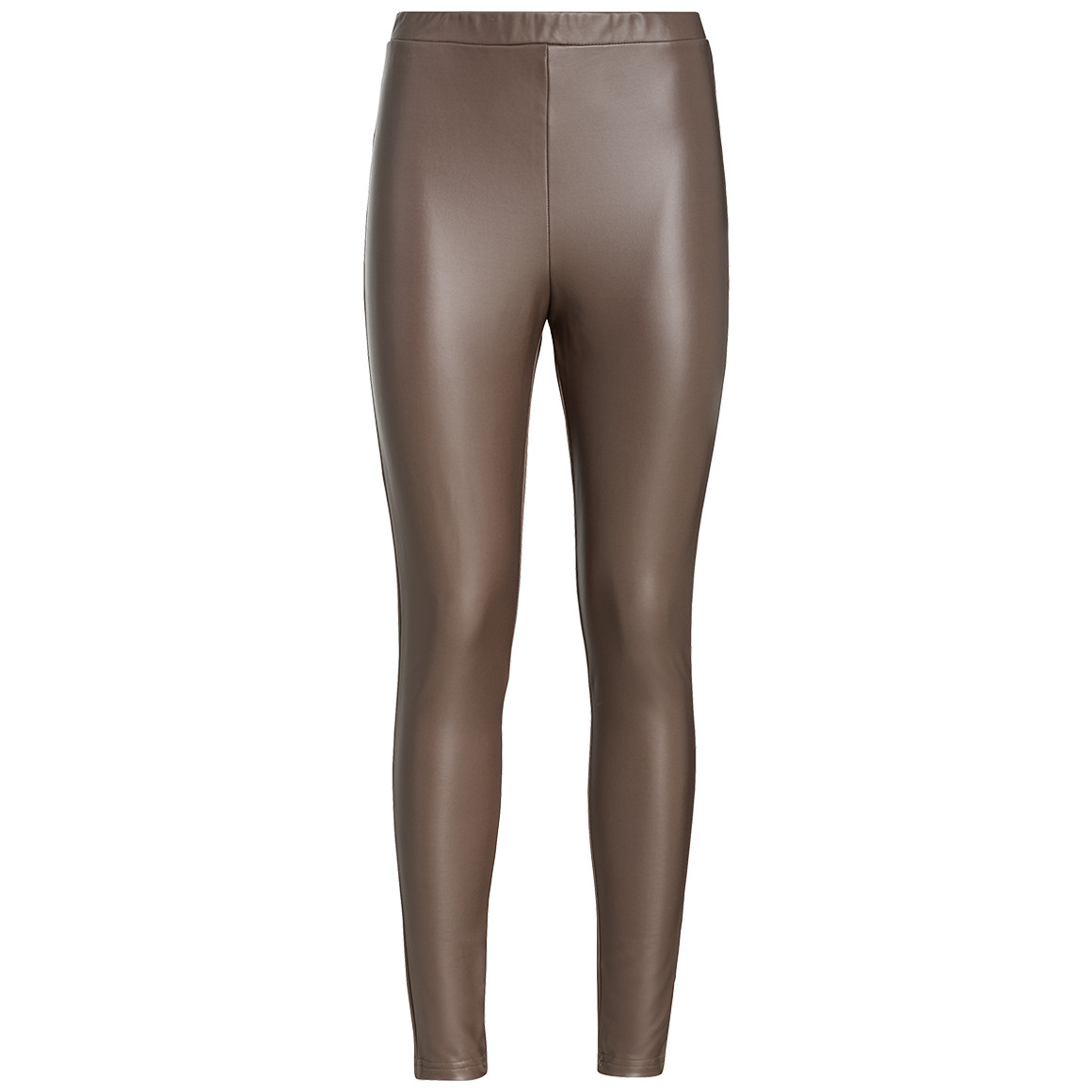 Gina Benotti Damen Leggings in Leder-Optik braun