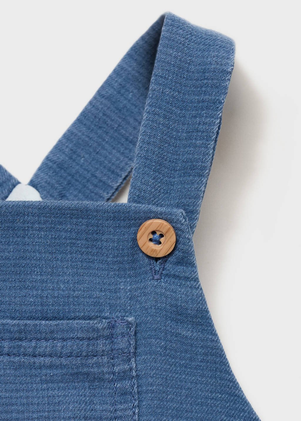 Mango Kids tuinbroek blauw