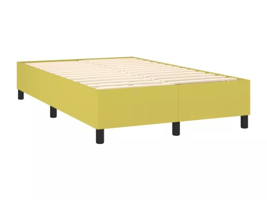 Sommier tapissier Vert 120x200 cm Tissu