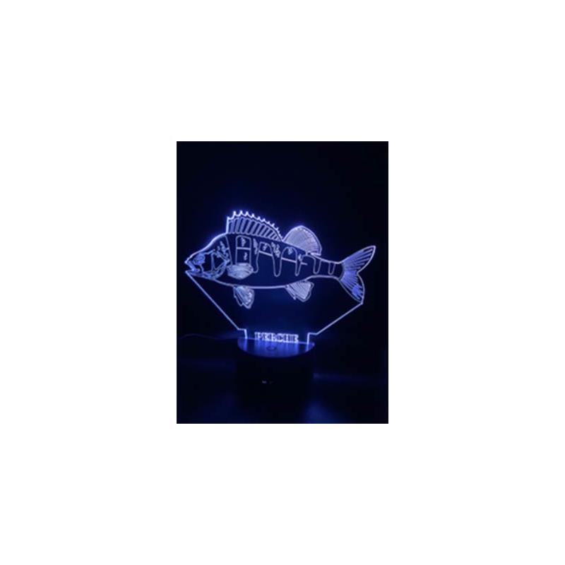 Lampe Kisskiss Metal 3D Led Illusion - Perche