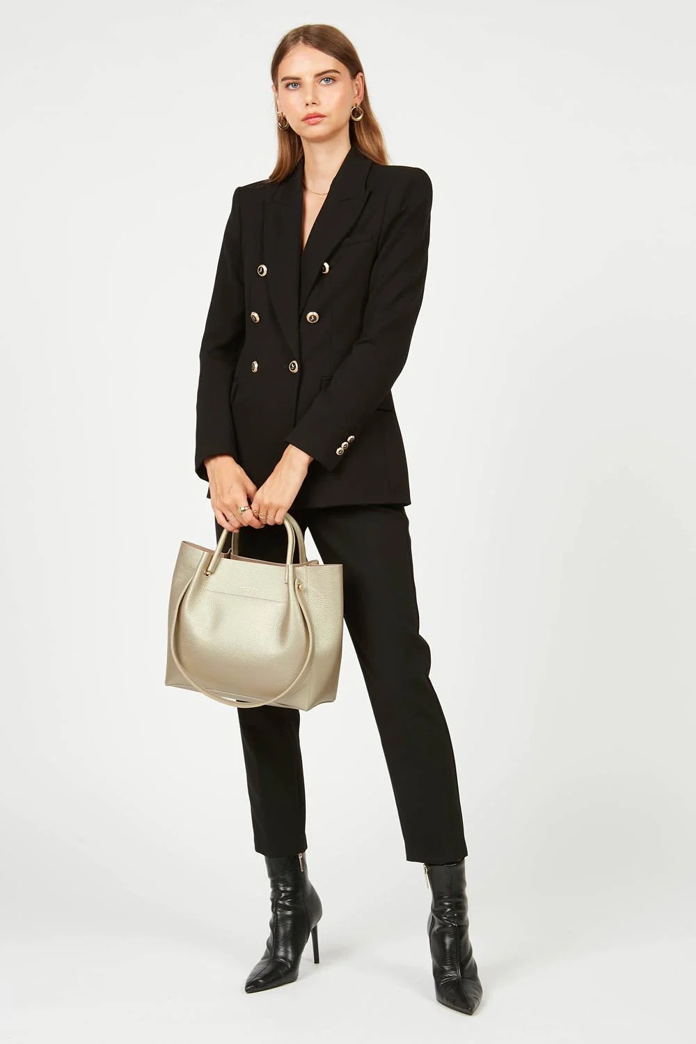 Foulonné Double-Sac cabas épaule