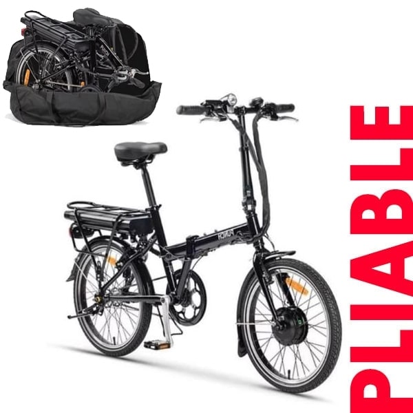 Vélo à assistance électrique pliable PF1 PUNCH Noir