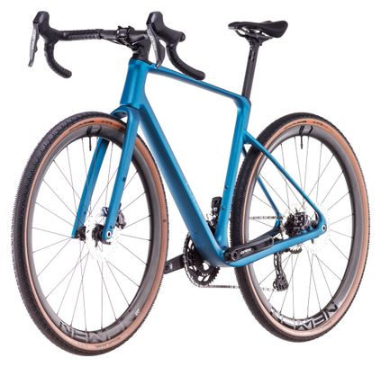 Vélo de Gravel Cube Nuroad C:62 Race Shimano GRX Di2 12V 700 mm Bleu Mineral Teal 2025
