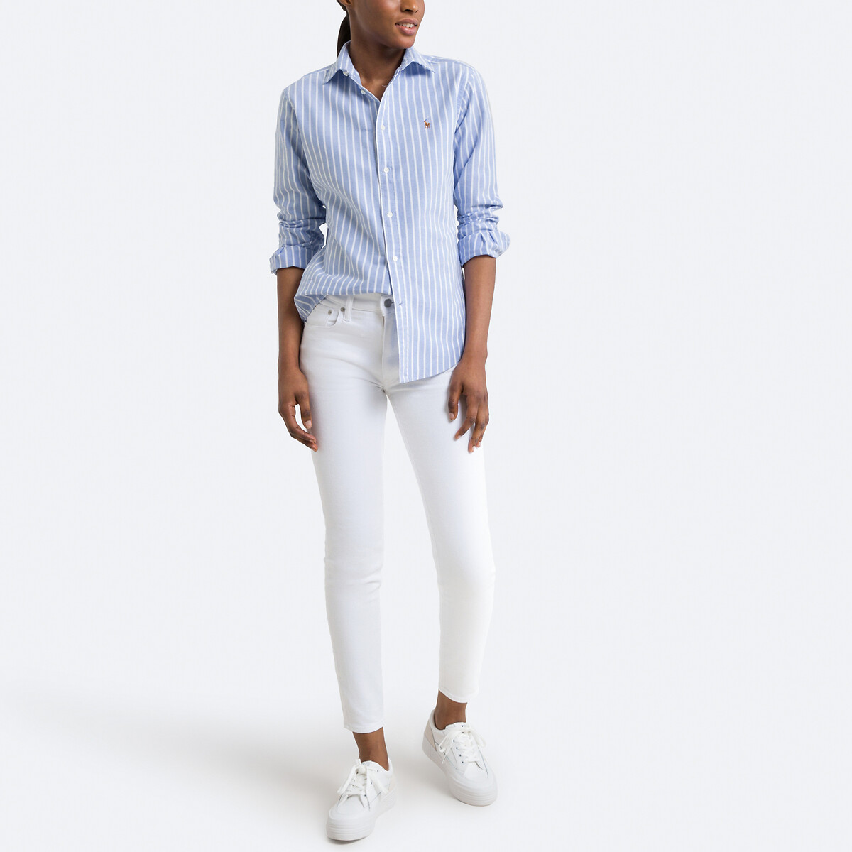 Camisa listrada de manga comprida POLO RALPH LAUREN