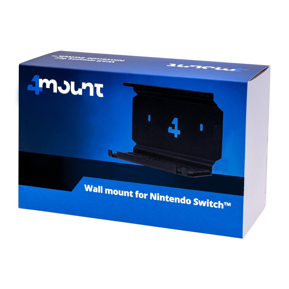 4mount - Wall Mount For Nintendo Switch - Black