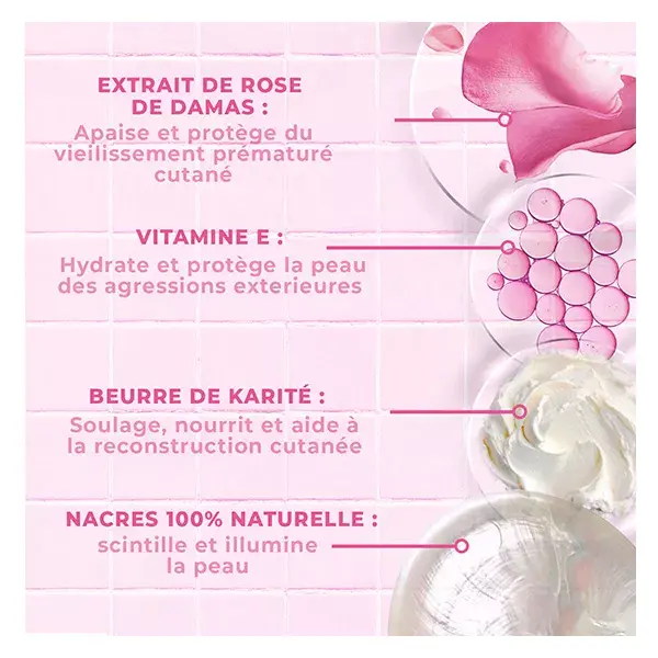 Energie Fruit Body Shimmering Milk Monoi Rose & Organic Argan 200ml