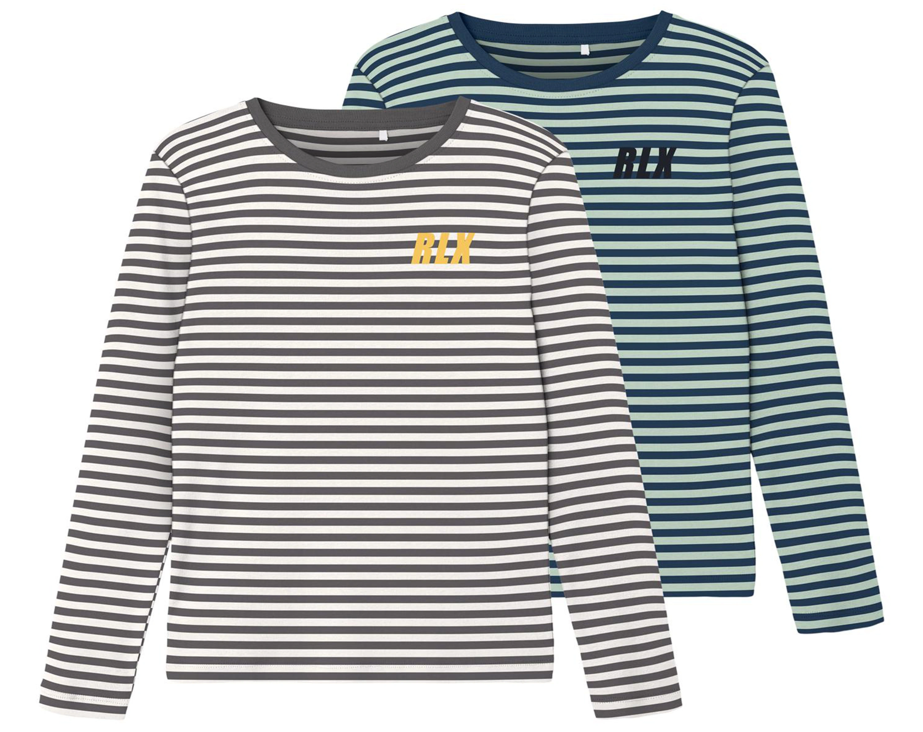 Langarmshirt NKMVILLY 2er in thunderstorm