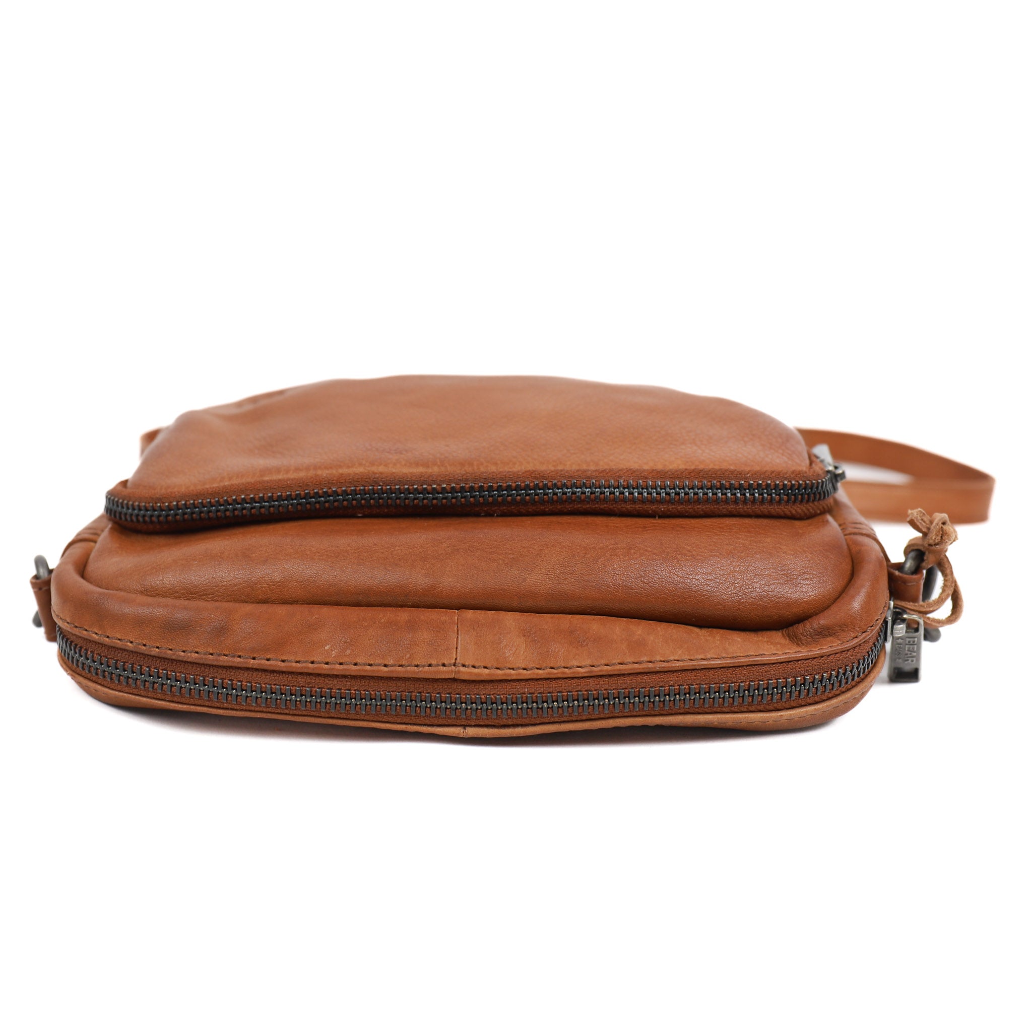Schoudertasje 'Peggy' cognac Cognac