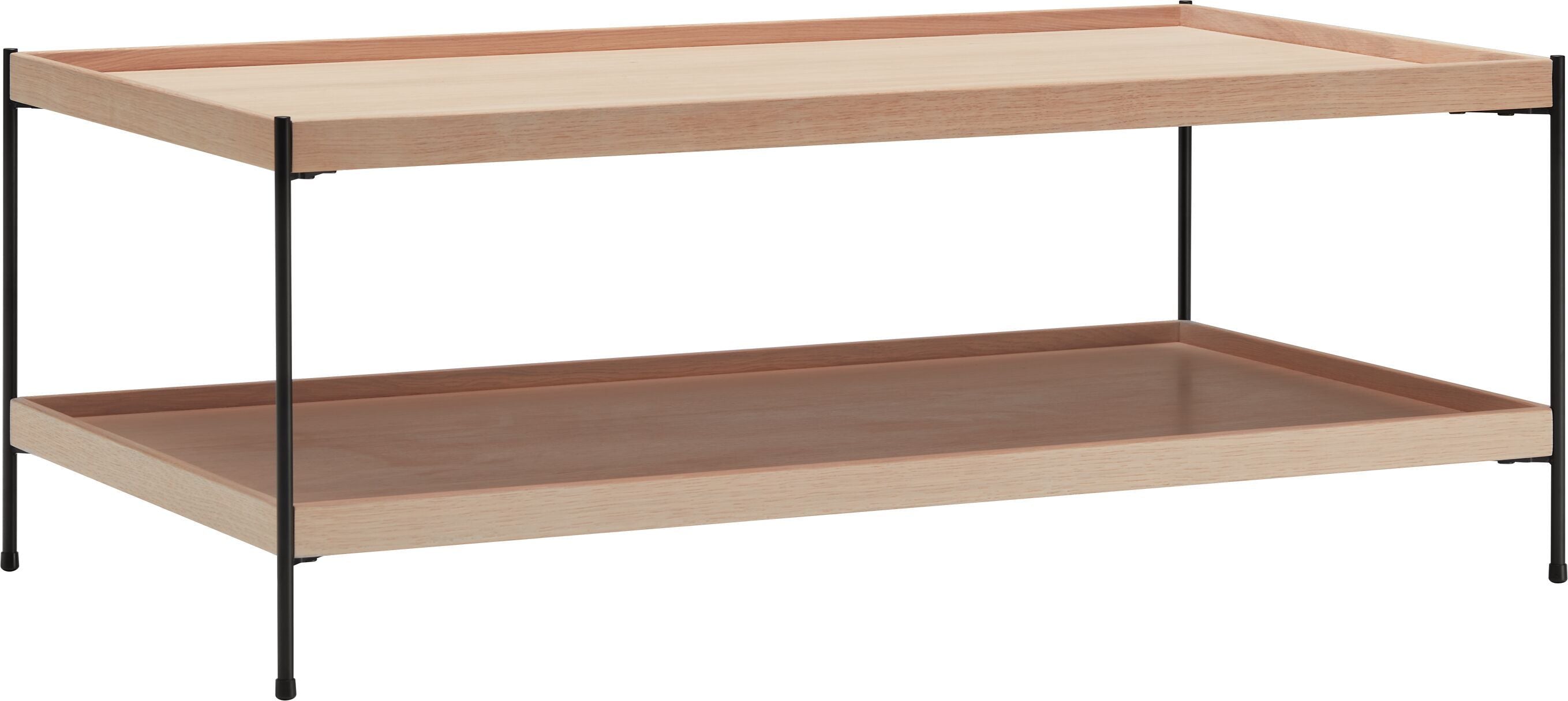 MALA Salontisch - Eiche weiss / B: 110.0 cm x T: 60.0 cm x H: 42.0 cm