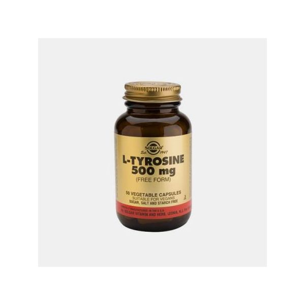 Solgar L-Tirosina 500mg 50 Cápsulas