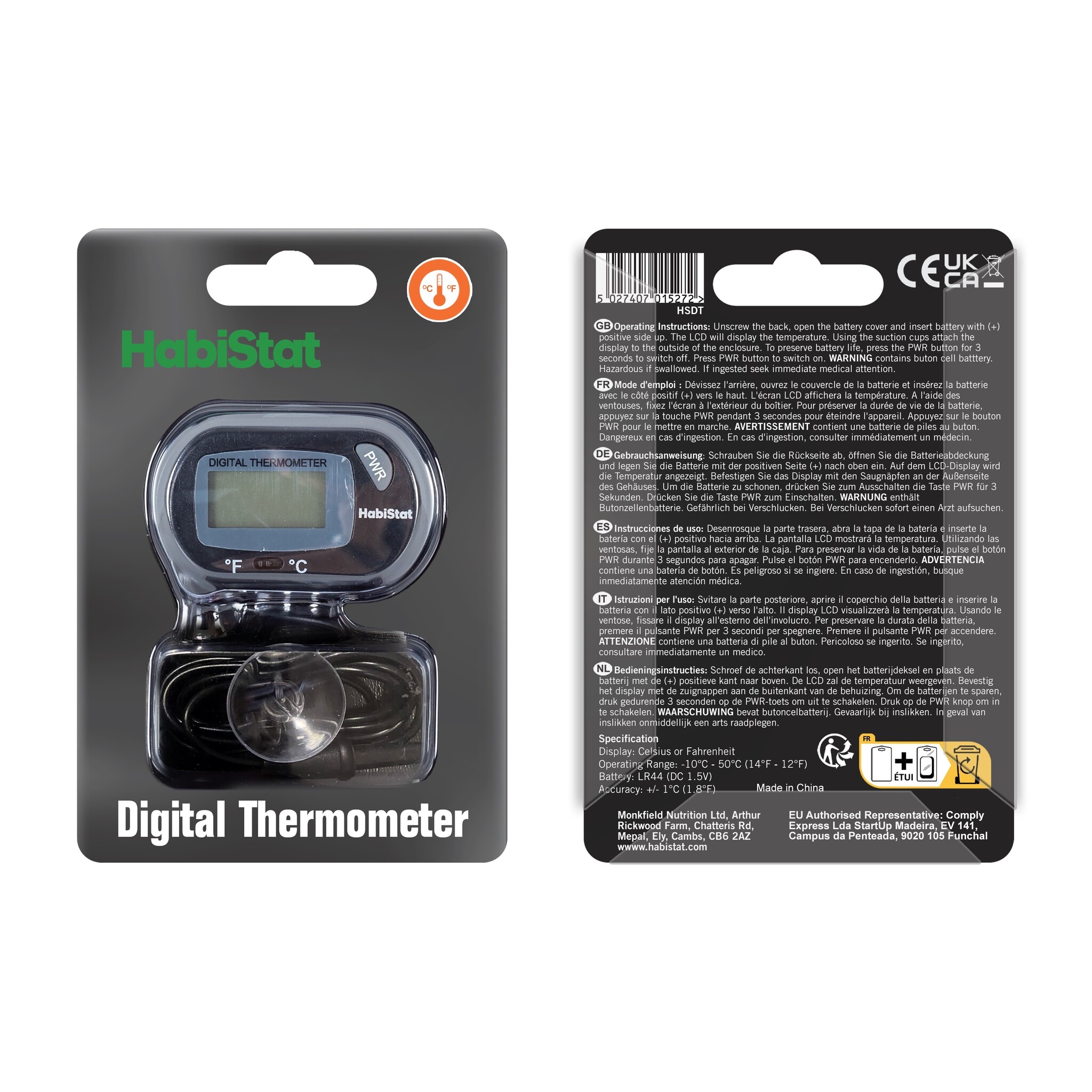 Habistat Digitale Terrarium Thermometer