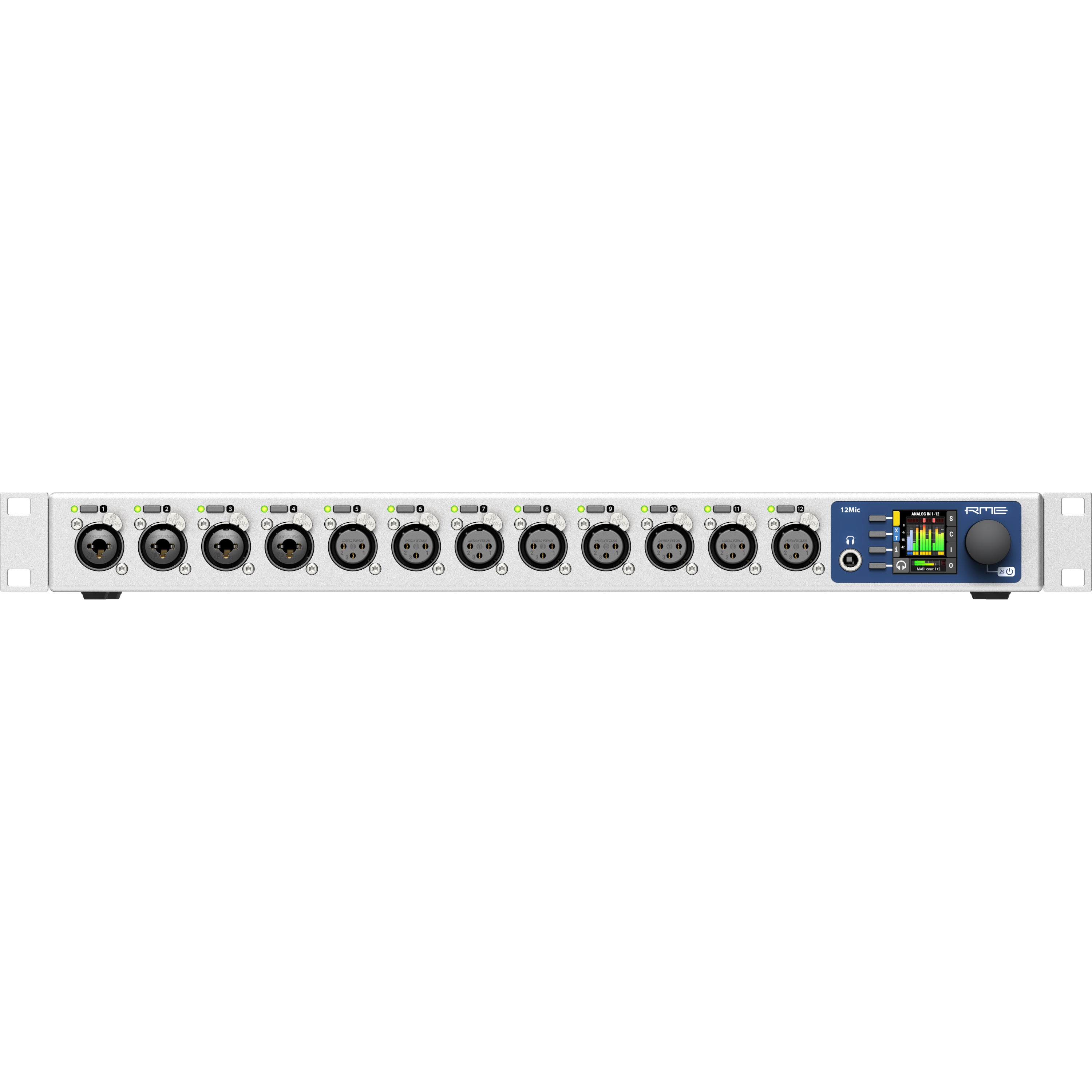 RME 12Mic-D 12-kanaals microfoon voorversterker met Dante