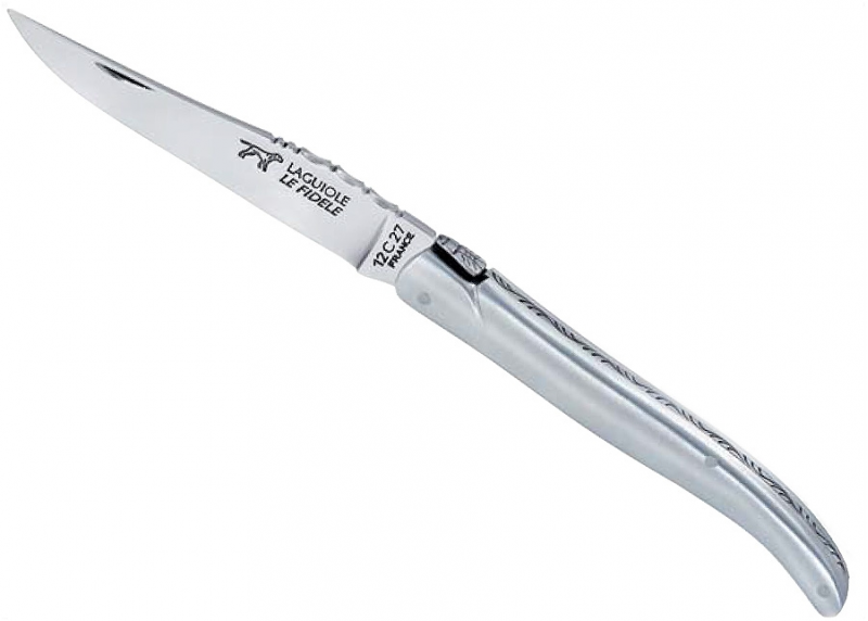 Couteau Laguiole avec un manche en Aluminium