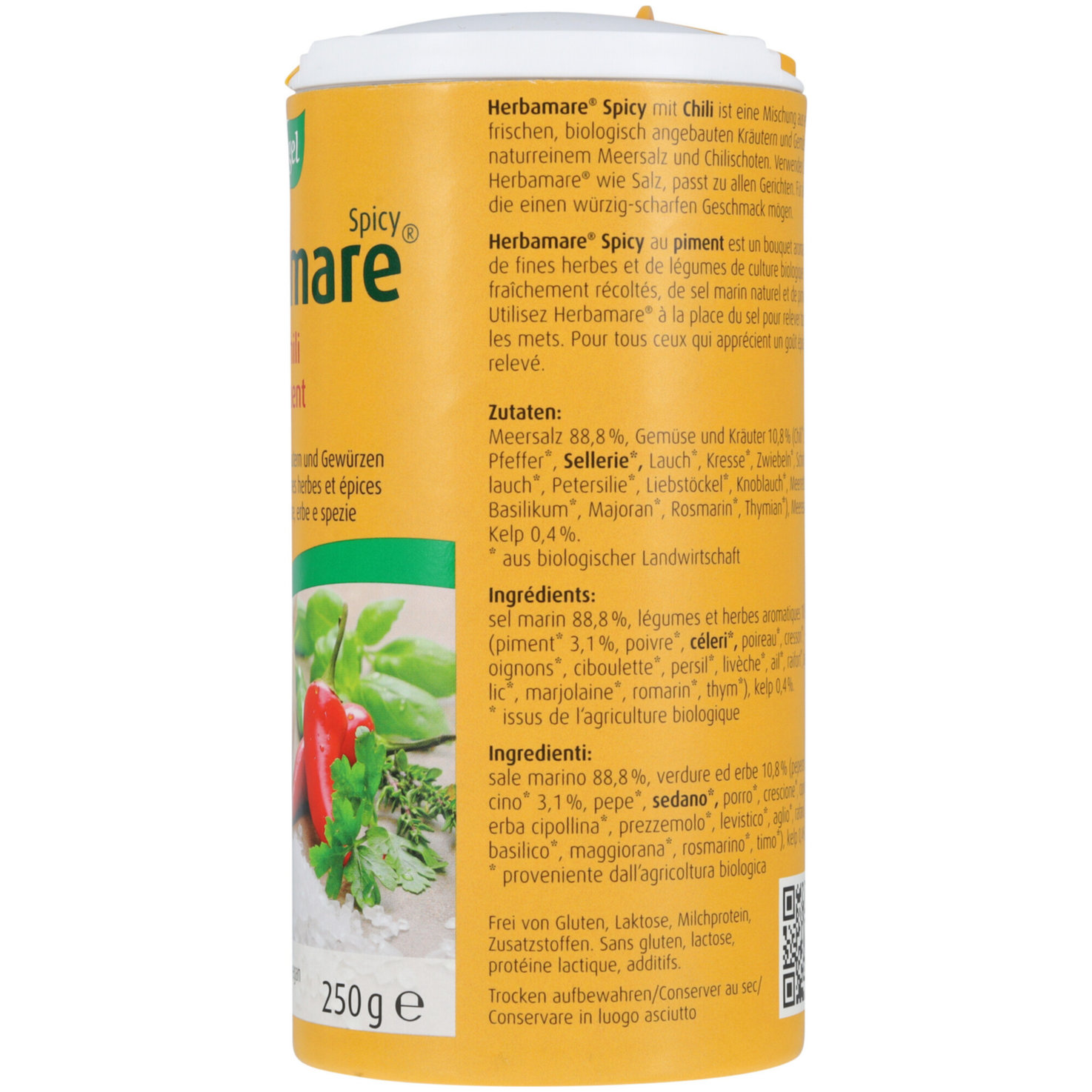 A.Vogel Bio Herbamare Kräutersalz Spicy