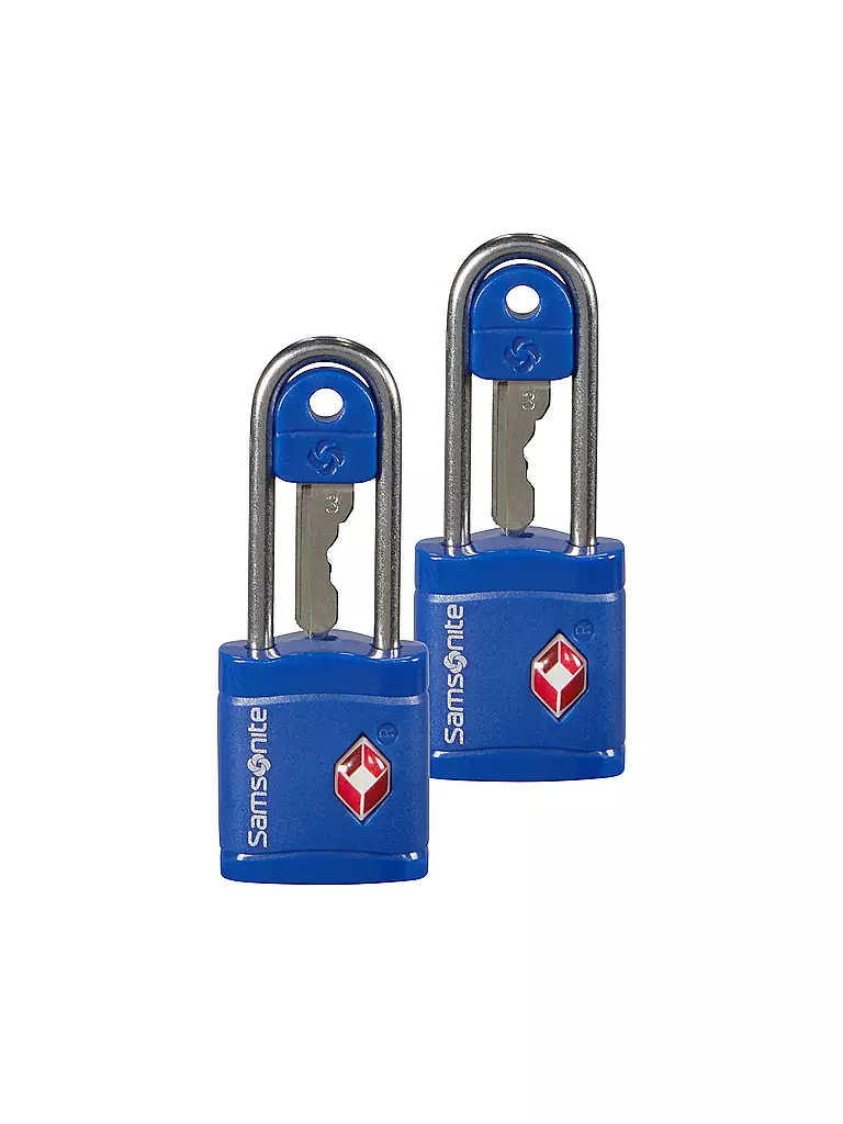 SAMSONITE Schloss KEY LOOK TSA 2er Pkg.  blau
