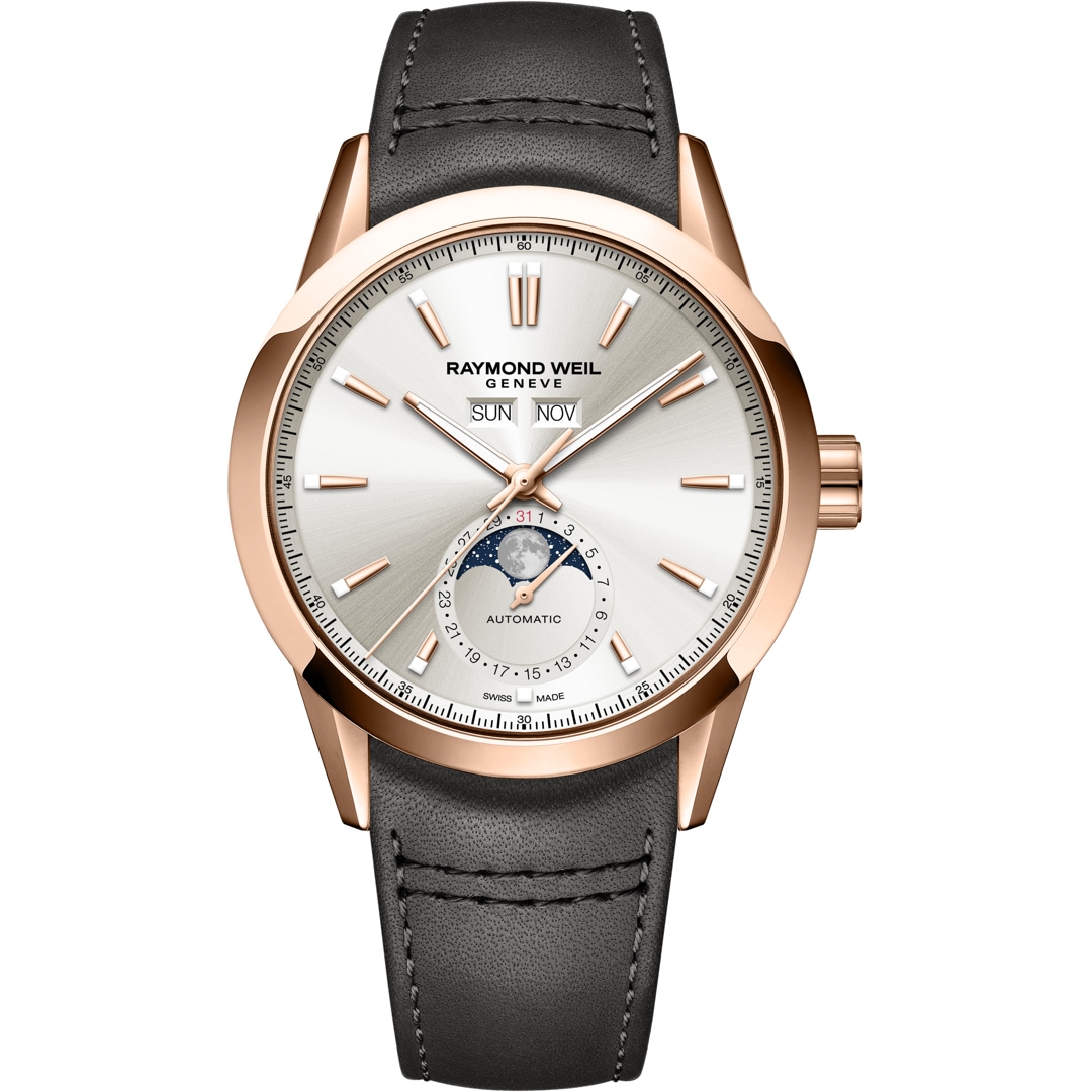 Raymond Weil Freelancer Vollkalender Automatik Rosé Ø 40mm