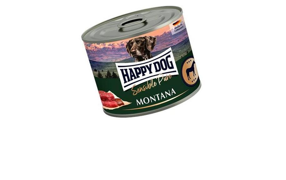 Nassfutter Sensible Pure Montana Pferd, 200 gAlleinfuttermittel für ausgewachsene Hunde