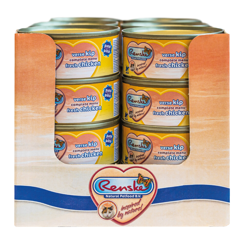 24x Renske Kattenvoer Paté Kip70 gr