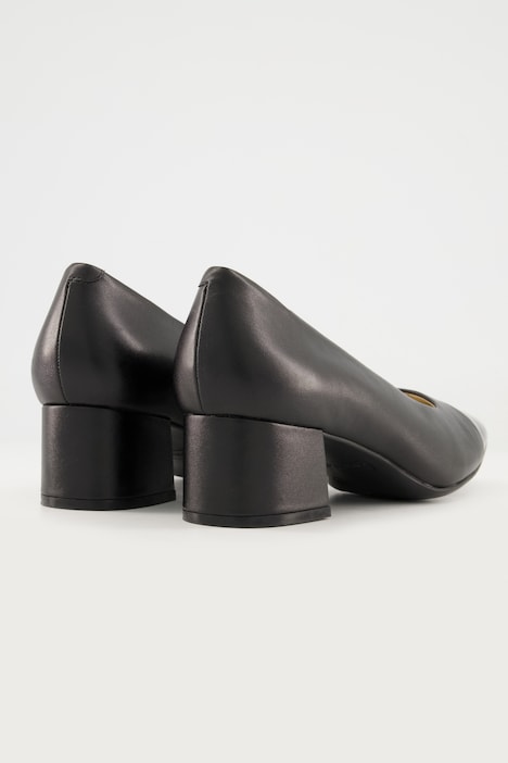 Caprice Leder-Pumps, farbige Spitze, Komfortweite