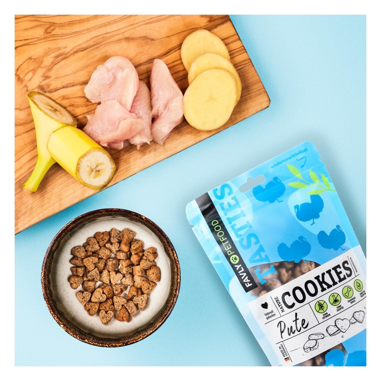 FAVLY Petfood Nature Cookies Pute 360 g